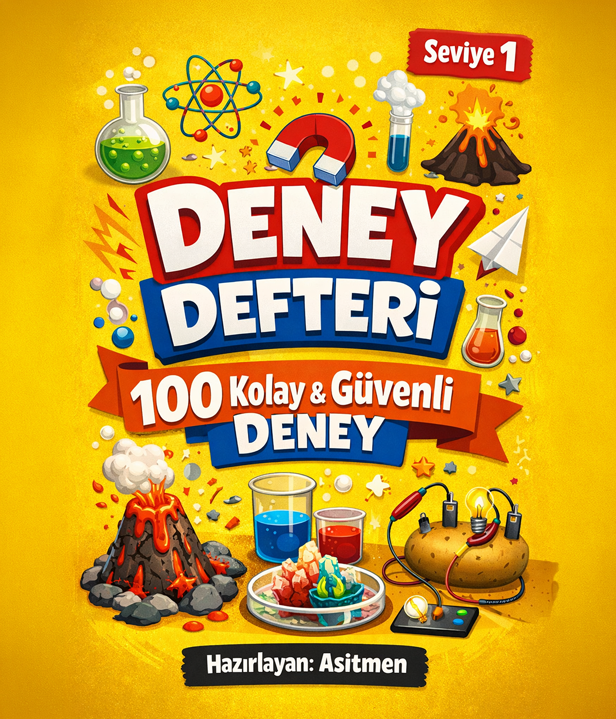 Deney Defteri - 100 Kolay Deney